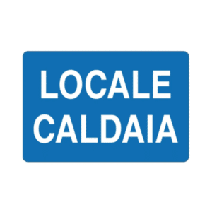 cartello locale caldaia