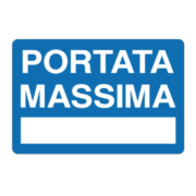 cartello portata massima