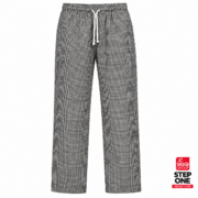 Pantalone da cucina sale e pepe SIGGI Step One vista frontale