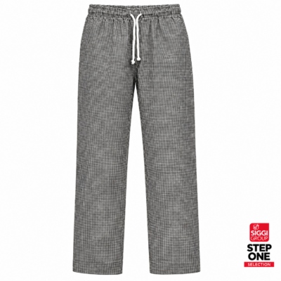 Pantalone da cucina sale e pepe SIGGI Step One vista frontale