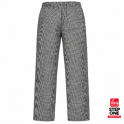 Pantalone da cucina sale e pepe SIGGI Step One vista frontale