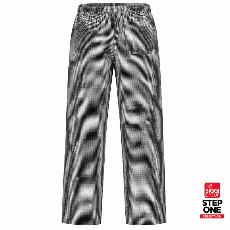 Pantalone da cucina sale e pepe SIGGI Step One vista frontale